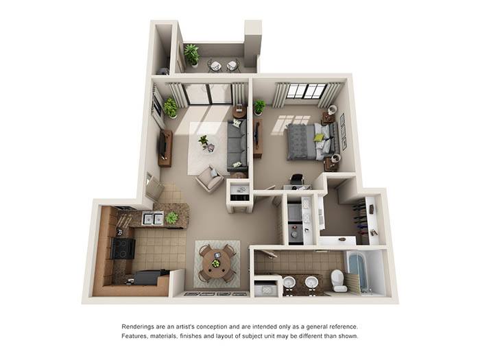 Floor plan layout diagram for A2